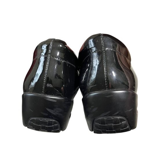 Cole Haan shoes women’s 6 1/2 black patent leather slip on clogs - Picture 9 of 10